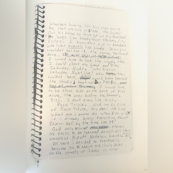 Kurt Cobain Journals Hardcover Coffee Table Book - Picture 4 of 4